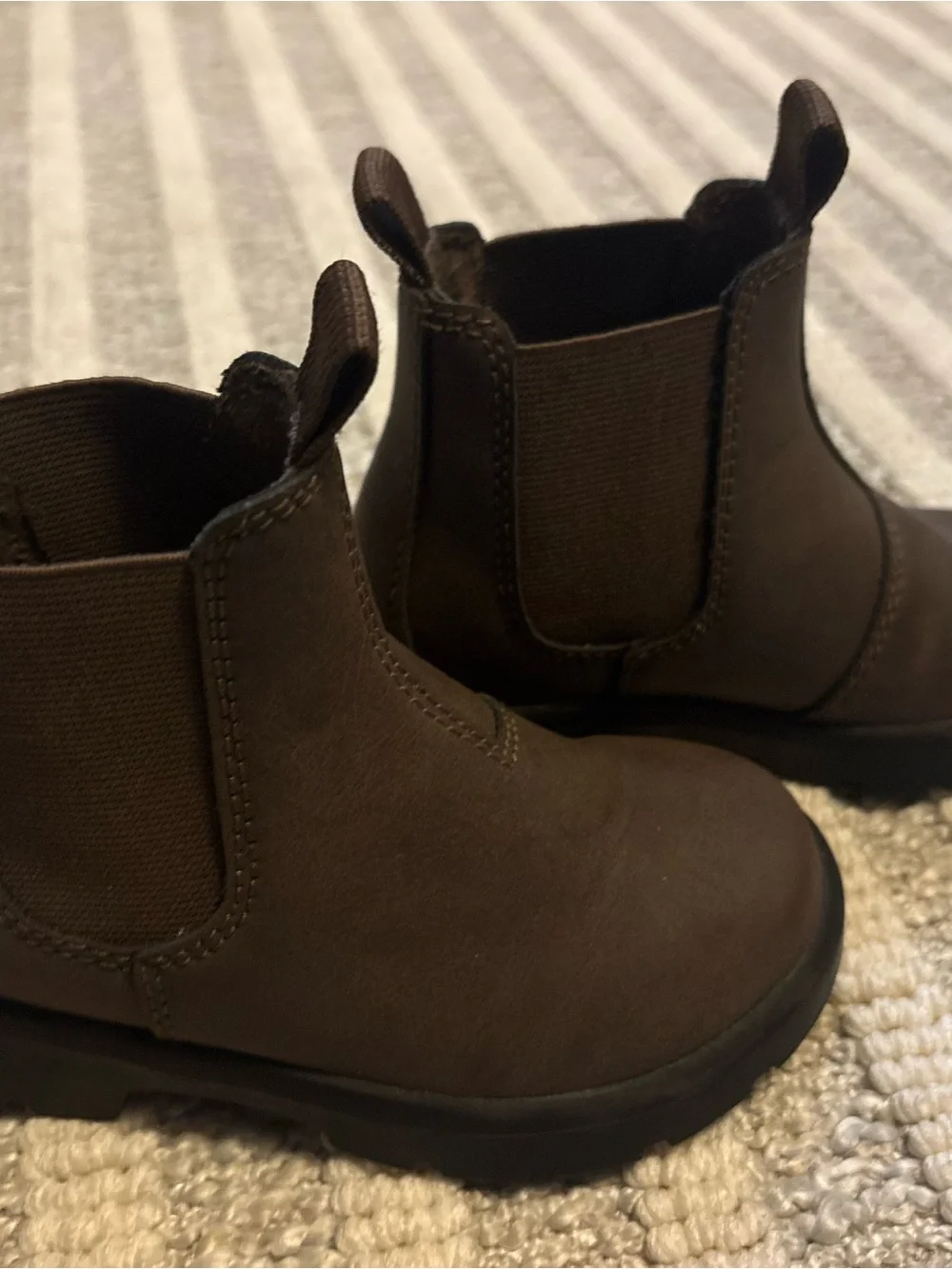 Kids Brown Chelsea Boot - Comfortable Slip-On Toddler Shoes